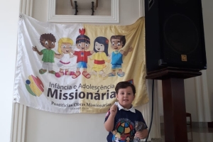 Envio das Crianças da Infância Missionária 27 de maio 2018